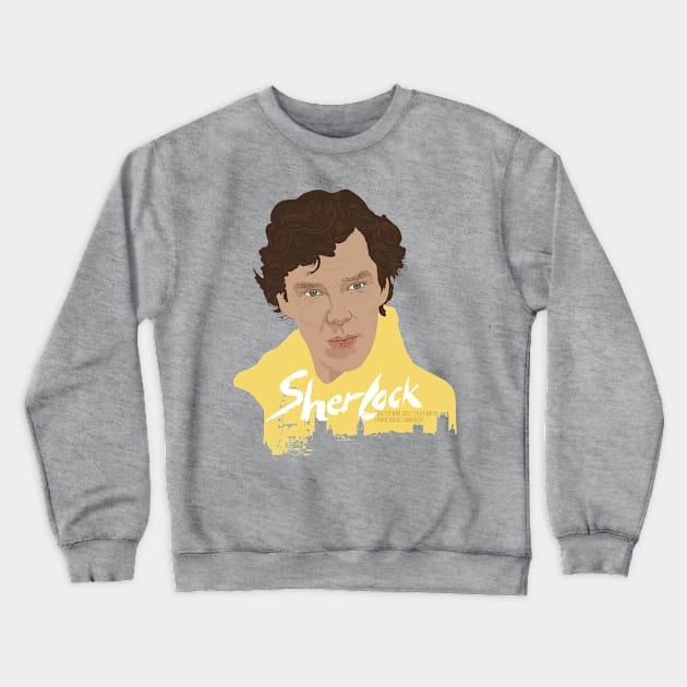 Sherlock Crewneck Sweatshirt by rjartworks